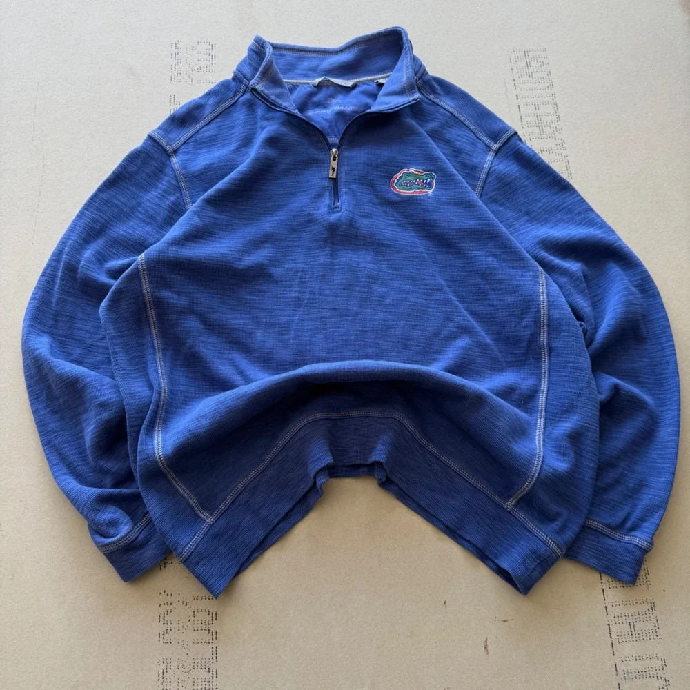 Vintage Florida Gators Tommy Bahama‎ Quarter Zip Sweater